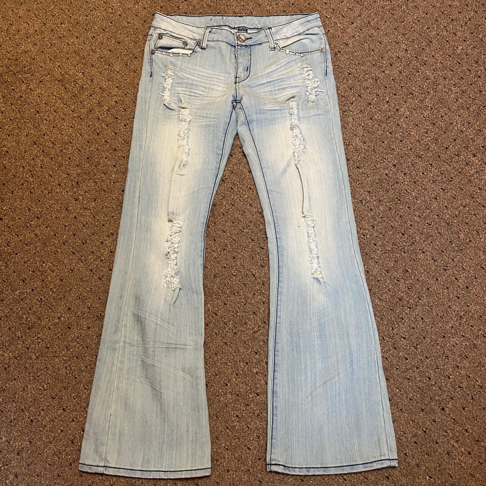 Flare Ripped Jeans | size 11/12